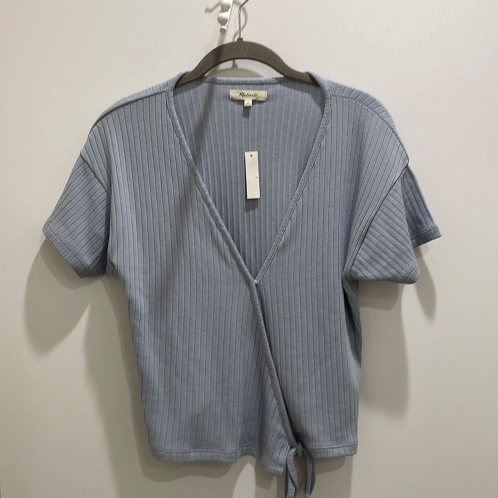 Madewell Ribbed Crop Top (Sz M) NWT